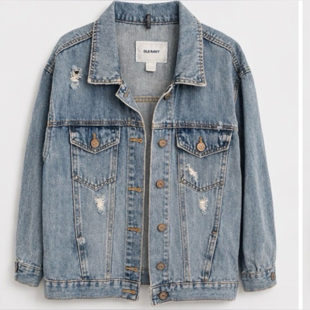 Old Navy Light Blue Denim Jacket size Large